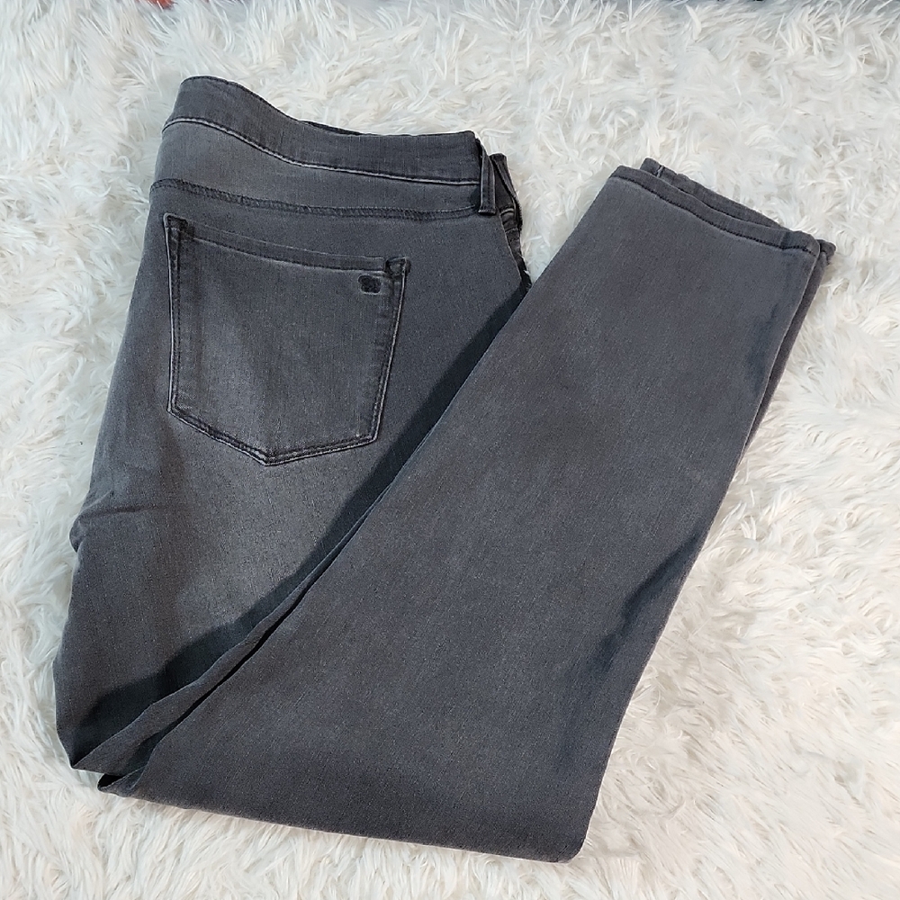 Jessica Simpson Kiss Me Skinny Dark Gray Jeans
